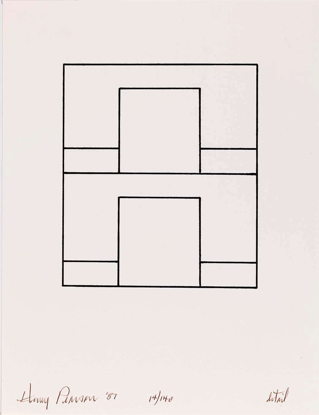 Detail, From The American Abstract Artists 50th Anniversary Print Portfolio 1987 — Henry Pearson
