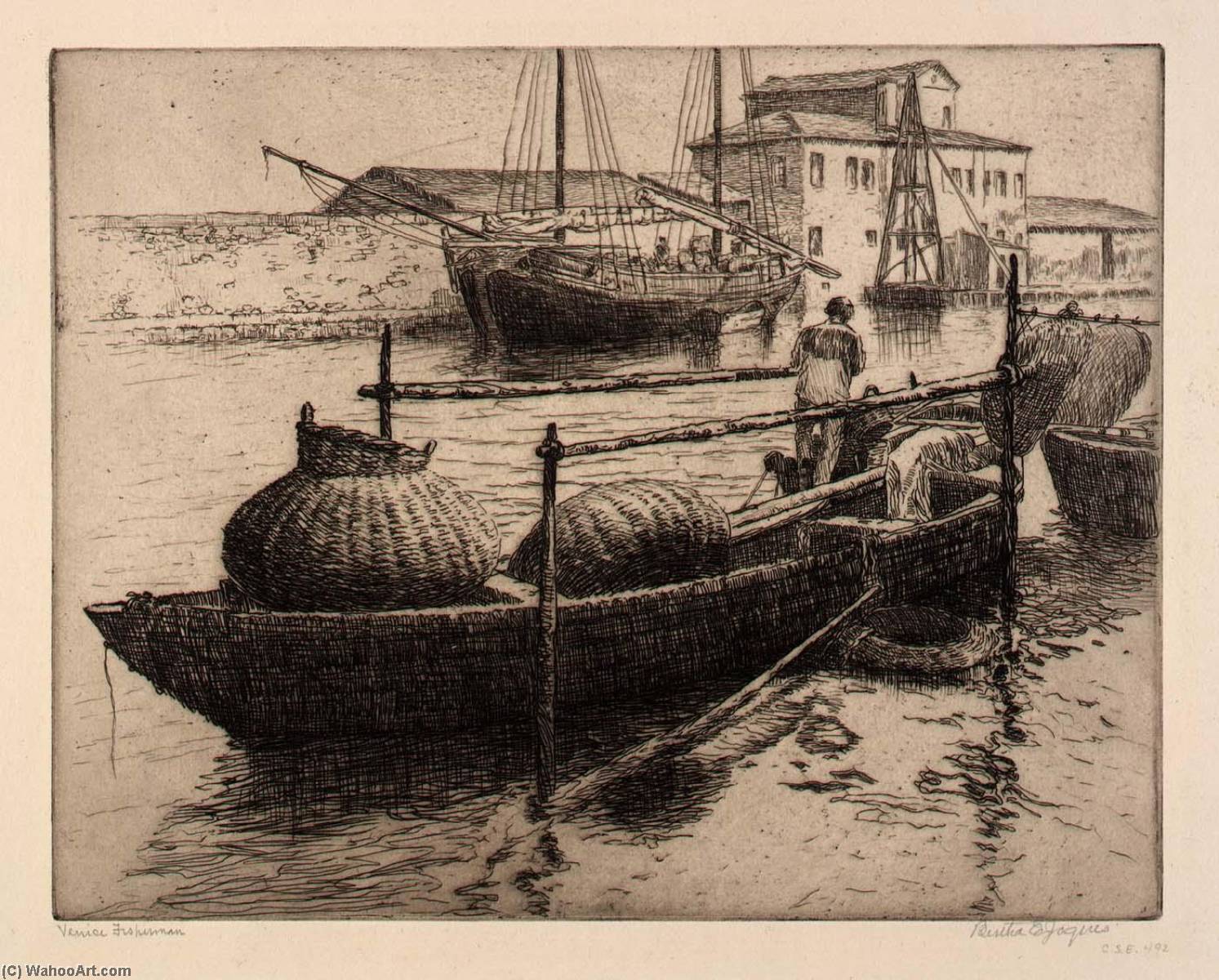 Venice Fisherman — Bertha Evelyn Jaques