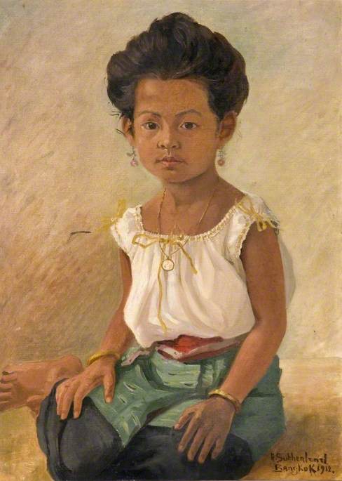 Portrait Of A Laos Girl — Agnes Sutherland