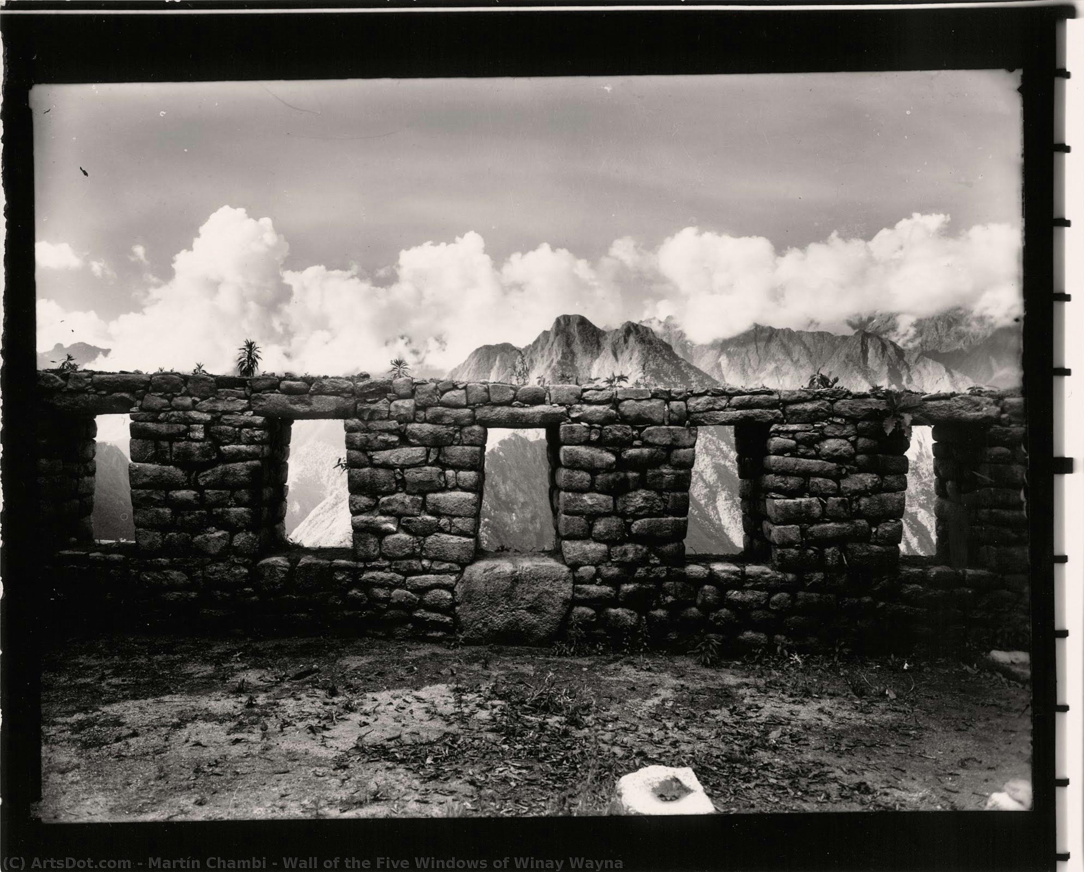 Wall Of The Five Windows Of Winay Wayna — Martín Chambi