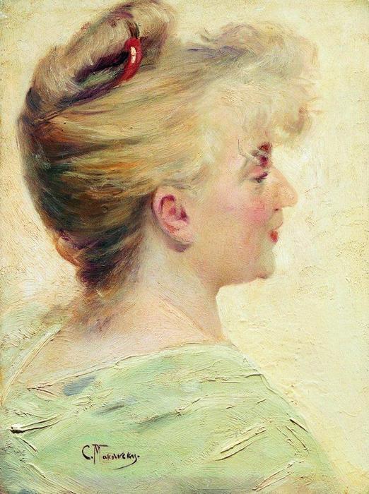 Portrait Of The Young Lady — コンスタンチン・イェゴロヴィチ・マコフスキー