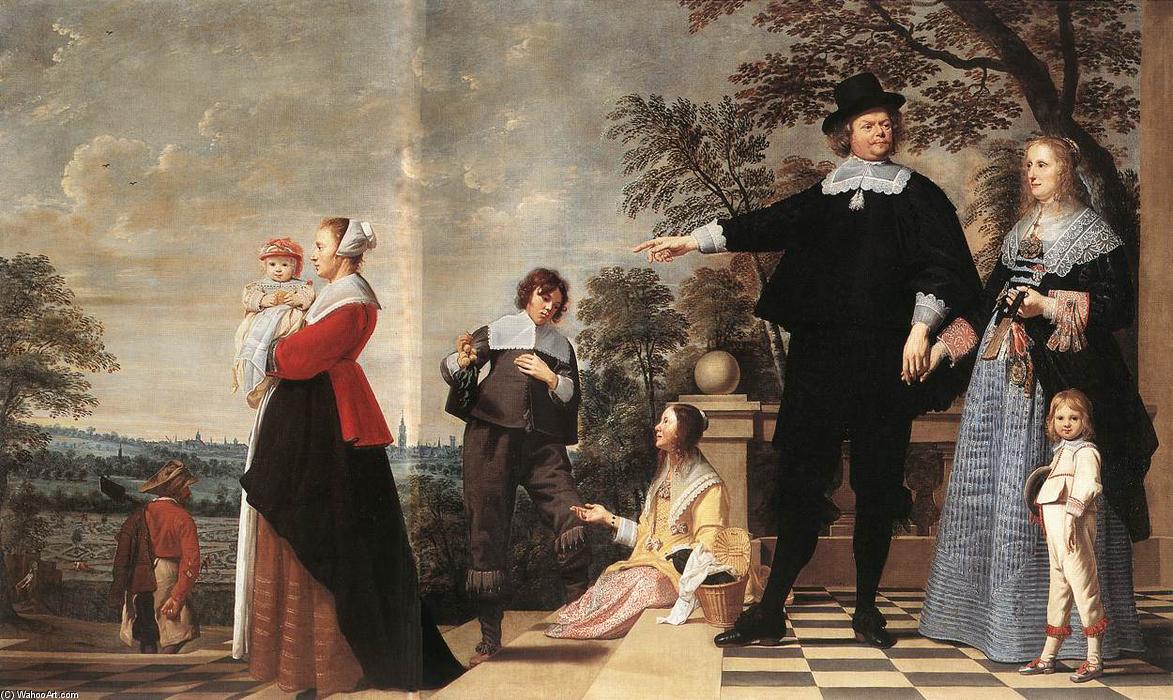 Portrait Of A Bruges Family — Jacob Van Oost