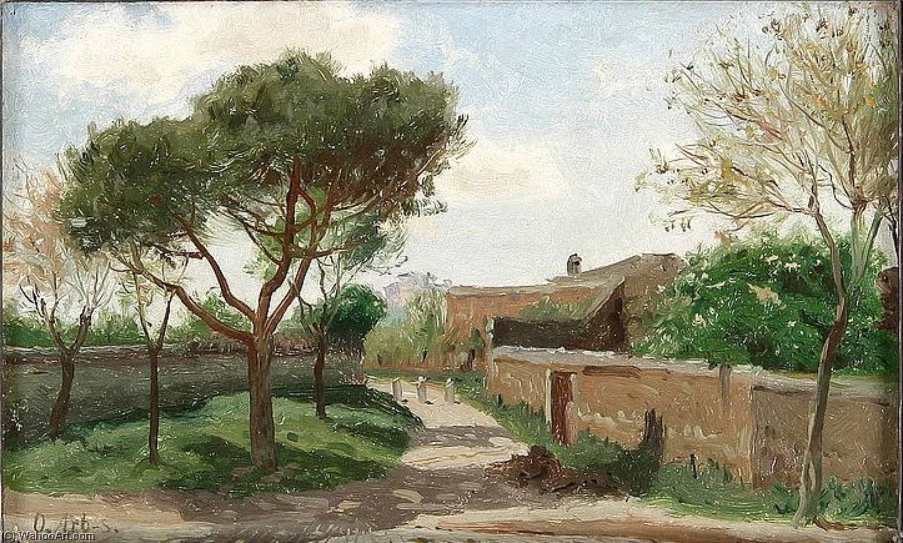Italian Village Street — Olof Arborelius