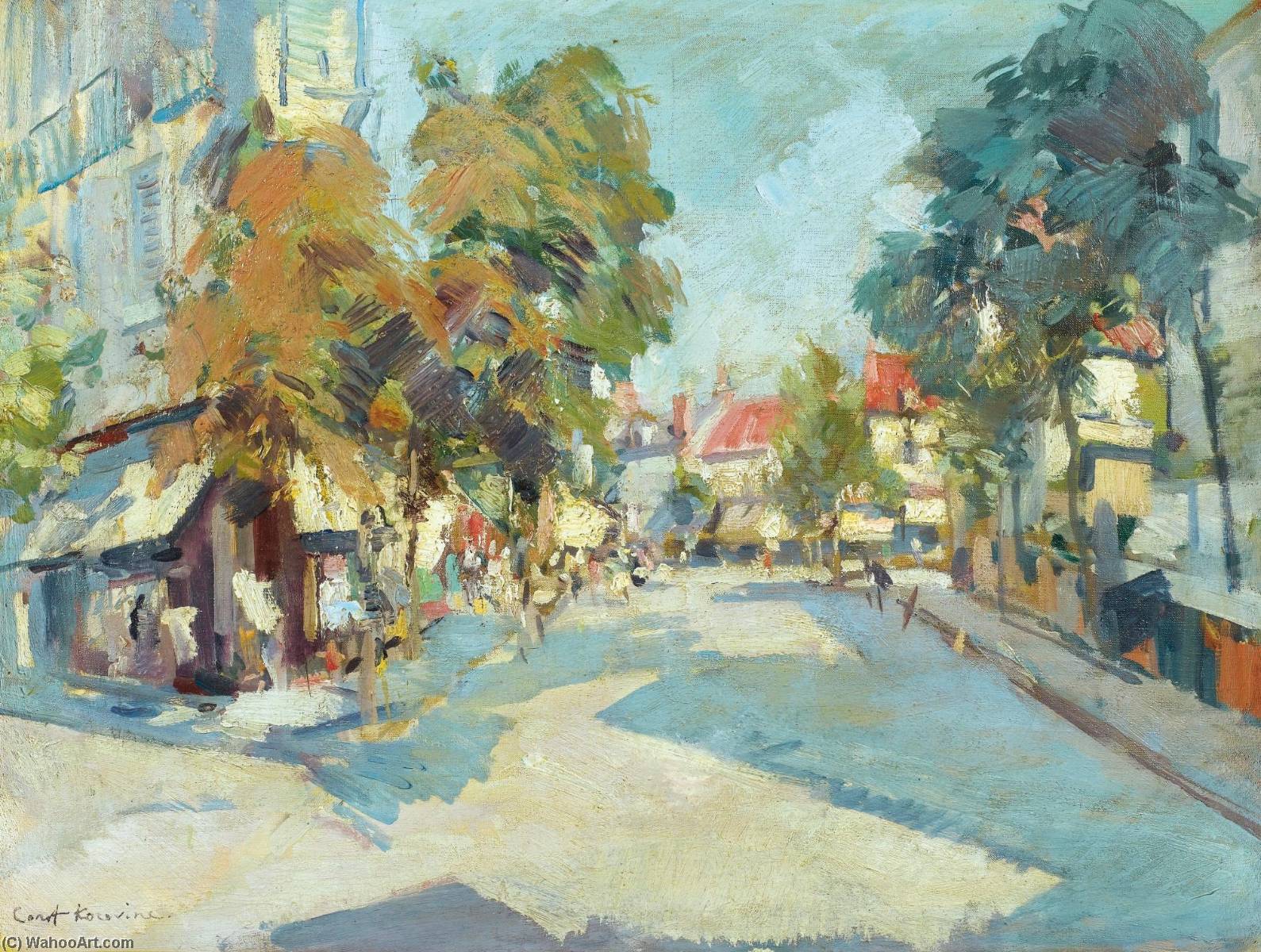 Sunny Street — Konstantin Alexeievitch Korovin