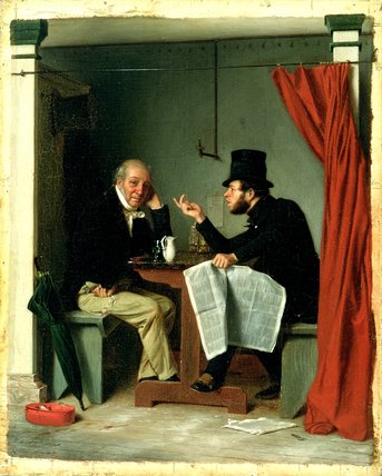 Politics In An Oyster House — Richard Caton Woodville