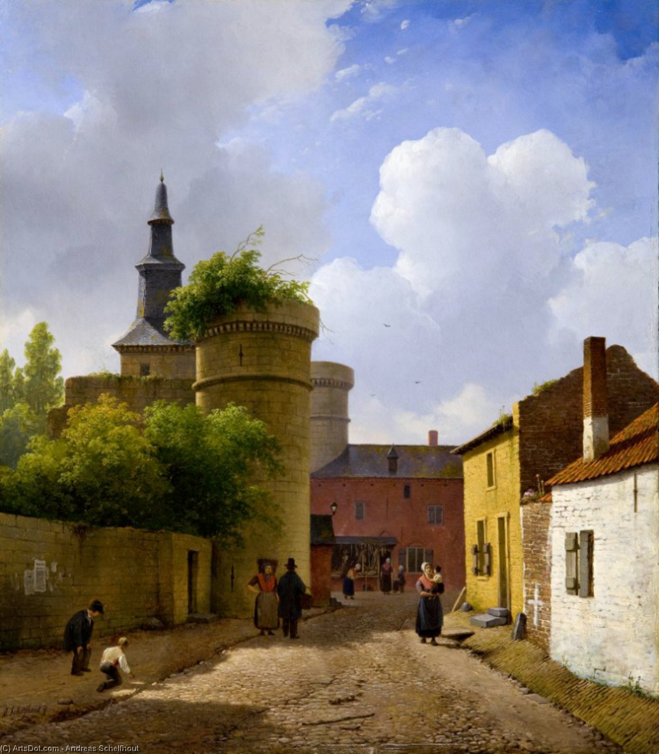 Small Street In Huy, Belgium — Андреас Шелфхаут