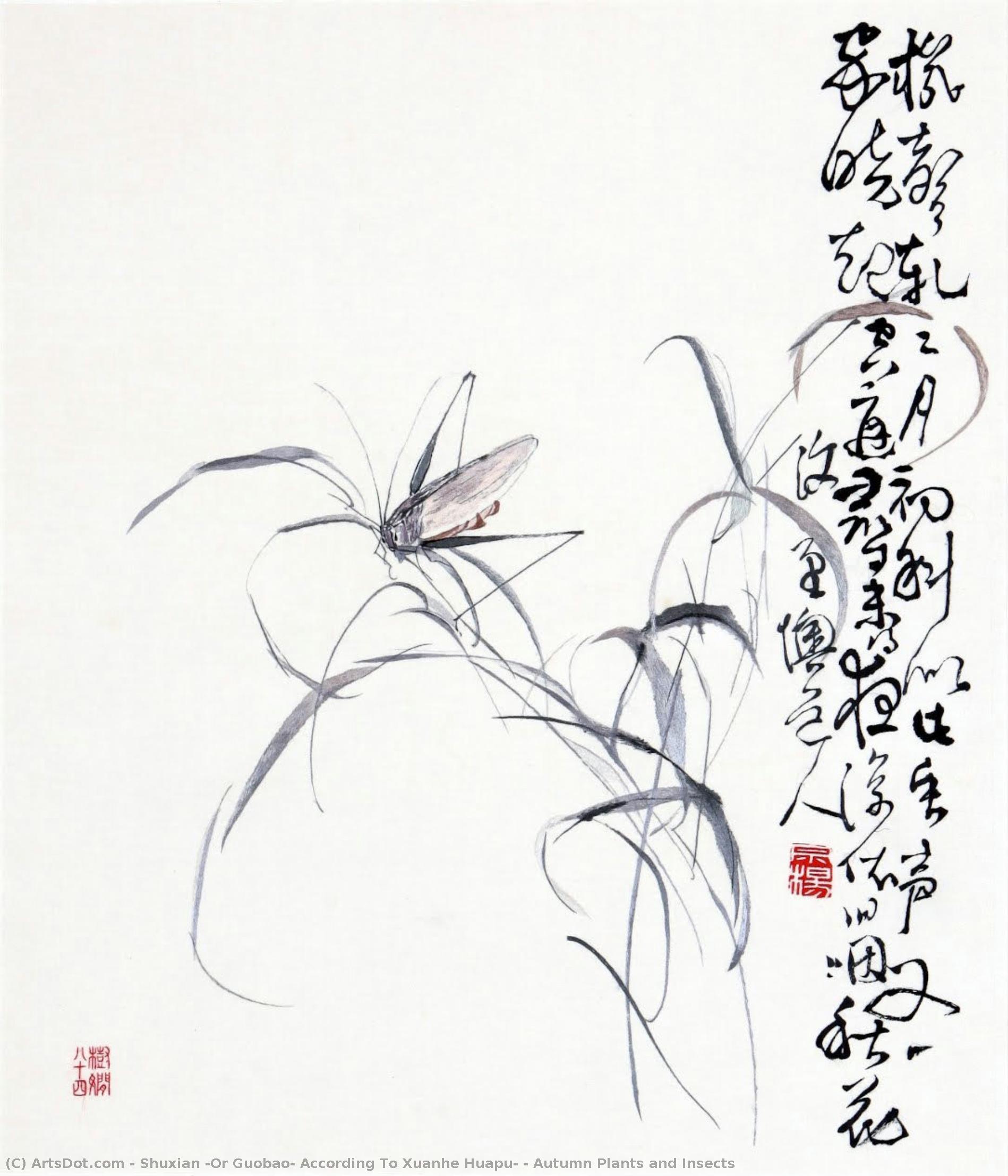 Autumn Plants And Insects — Shuxian (or Guobao, According To Xuanhe Huapu)