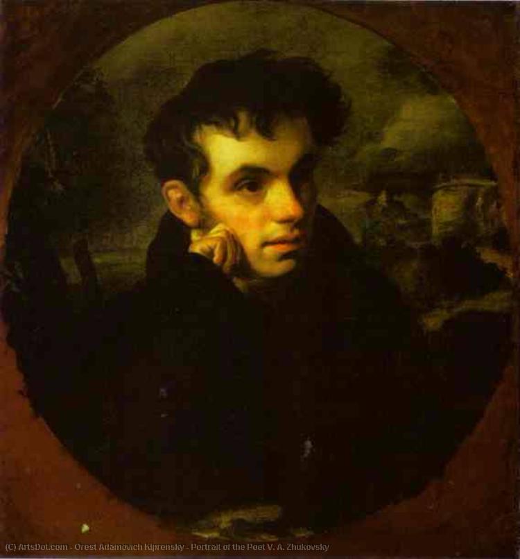 Portrait Of The Poet V. A. Zhukovsky — Orest Adamovich Kiprensky