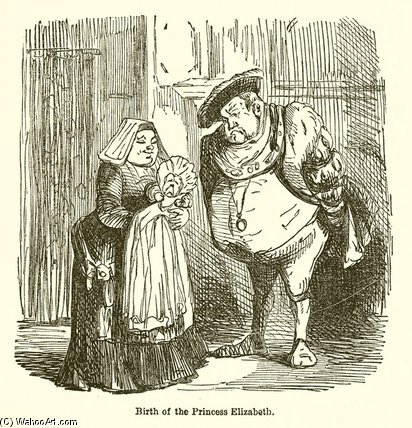 Birth Of The Princess Elizabeth — John Leech