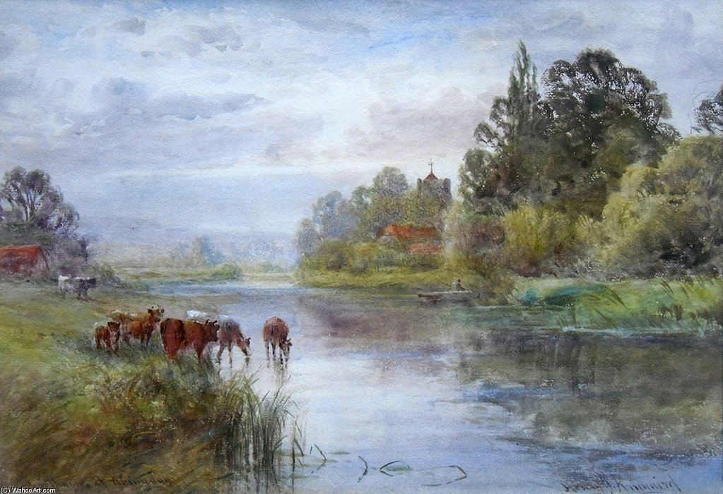 Thames Near Abingdon — Henry John Kinnaird