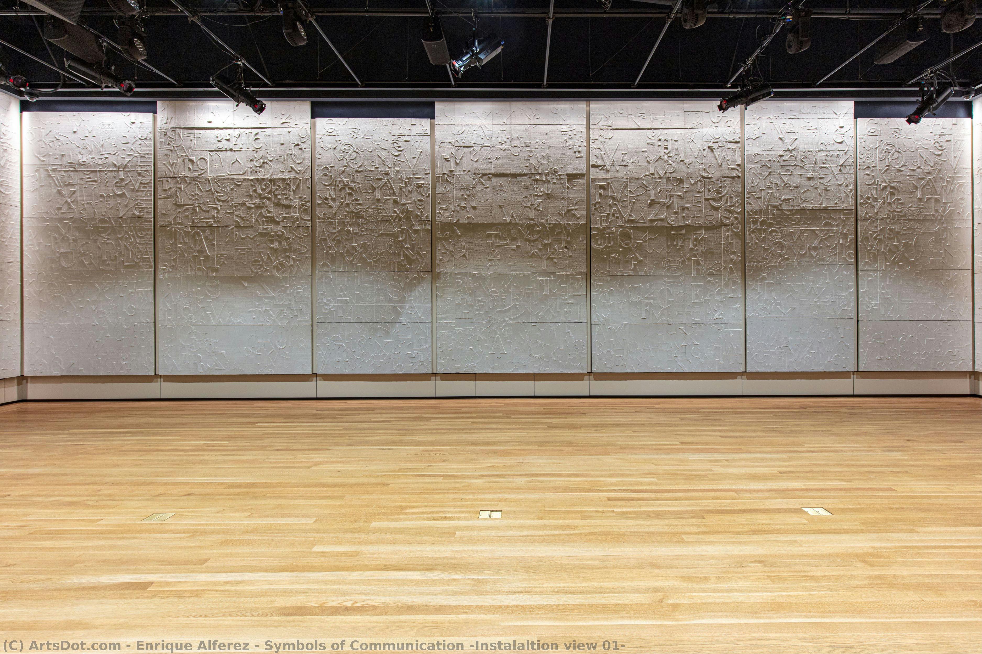 Symbols Of Communication (instalaltion View 01) — Enrique Alferez