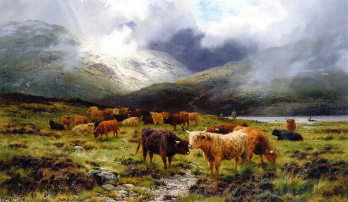 A Highland Drove — Louis Bosworth Hurt