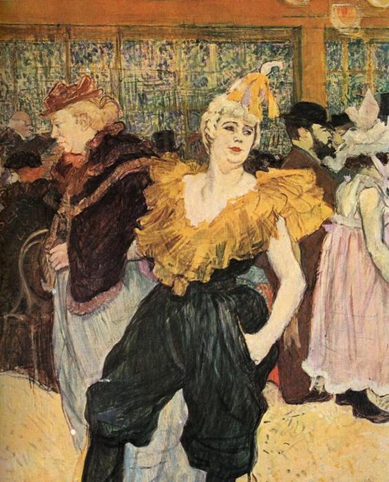 The Clown Cha-u-kao At The Moulin Rouge — Henri De Toulouse-lautrec