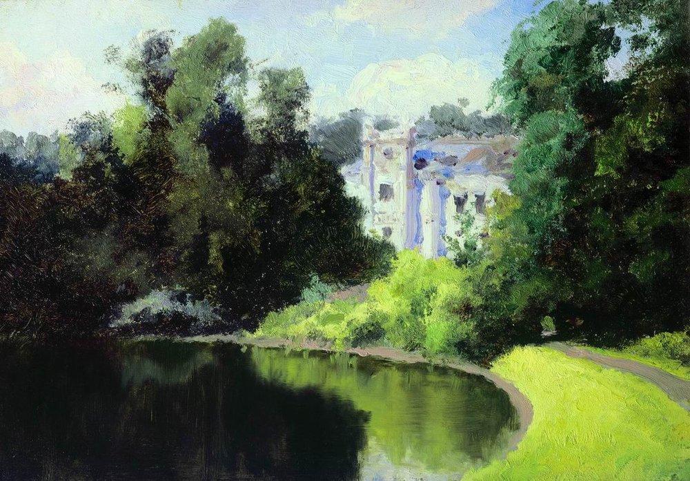 Pond In The Park. Olshanka. — Vasily Dmitrievich Polenov