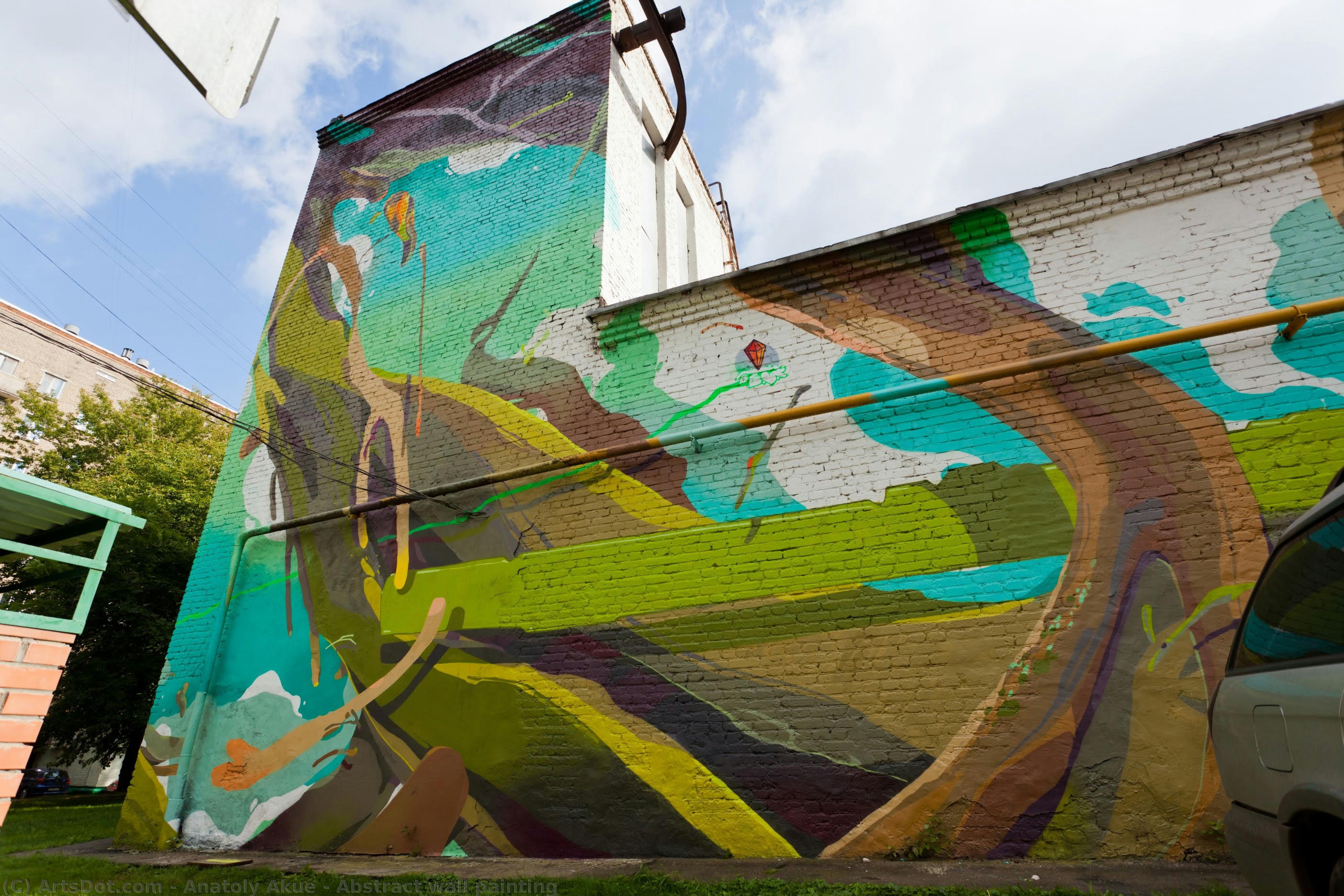 Abstract Wall Painting — Anatoly Akue