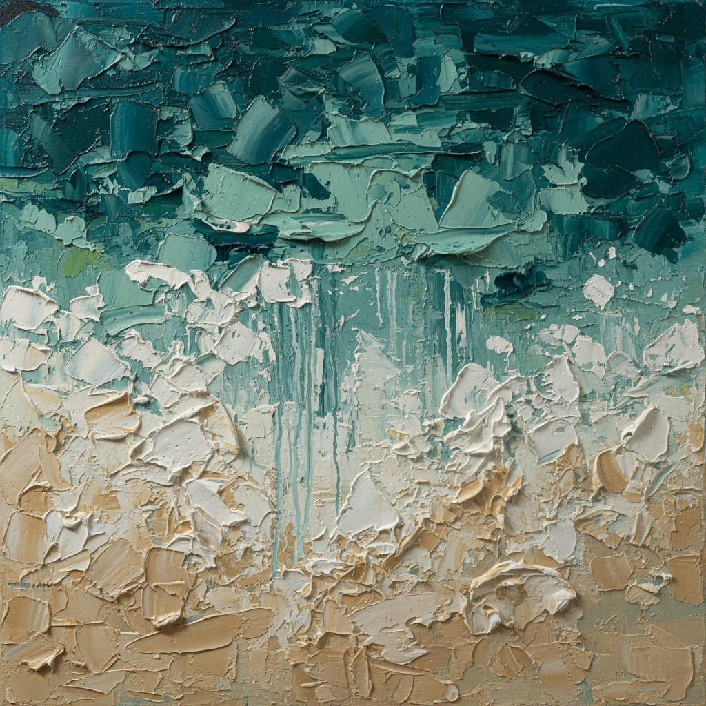 Stratified Echoes Of Prussian Depths And Luminous Coastal Tides In Sculptural Relief — David Moreau
