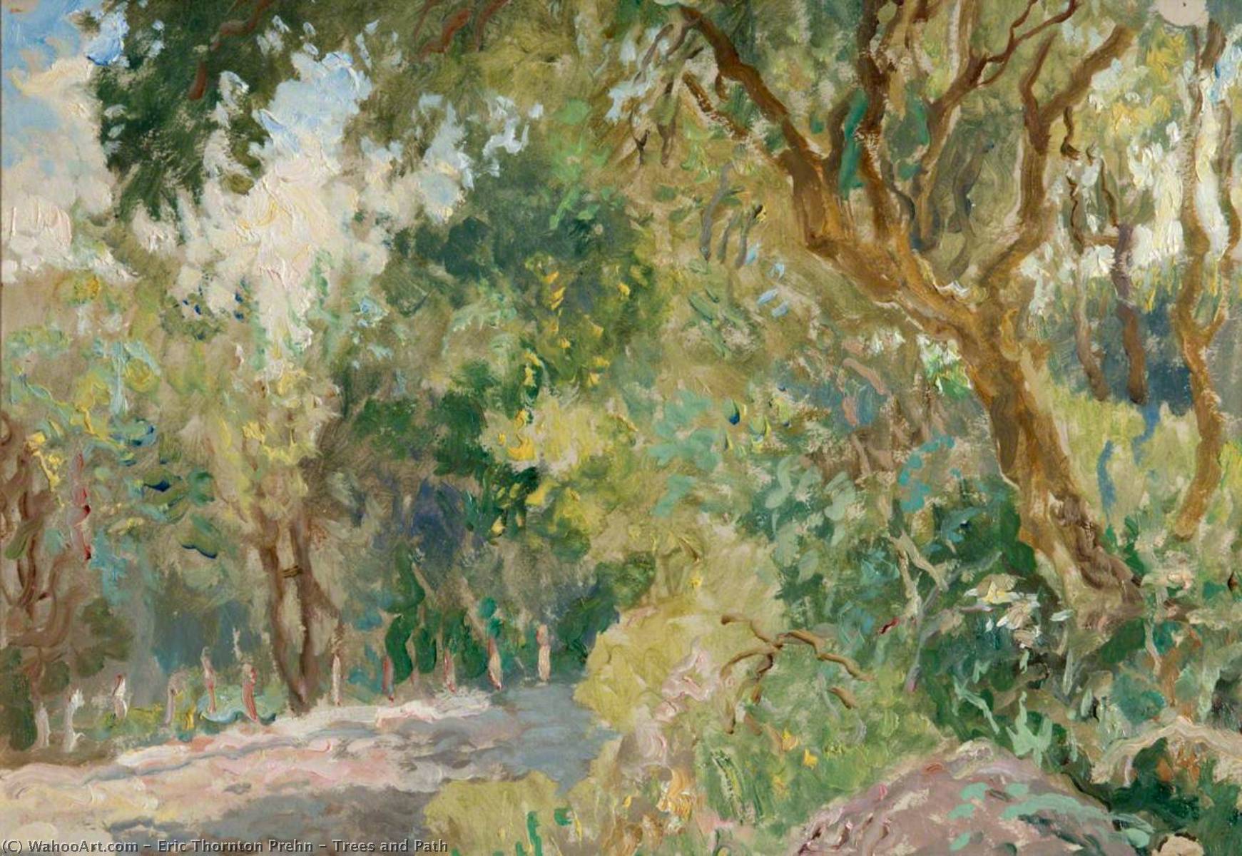 Trees And Path — Eric Thornton Prehn