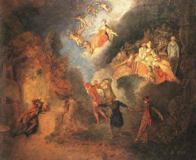 The Artist's Dream — Jean-antoine Watteau