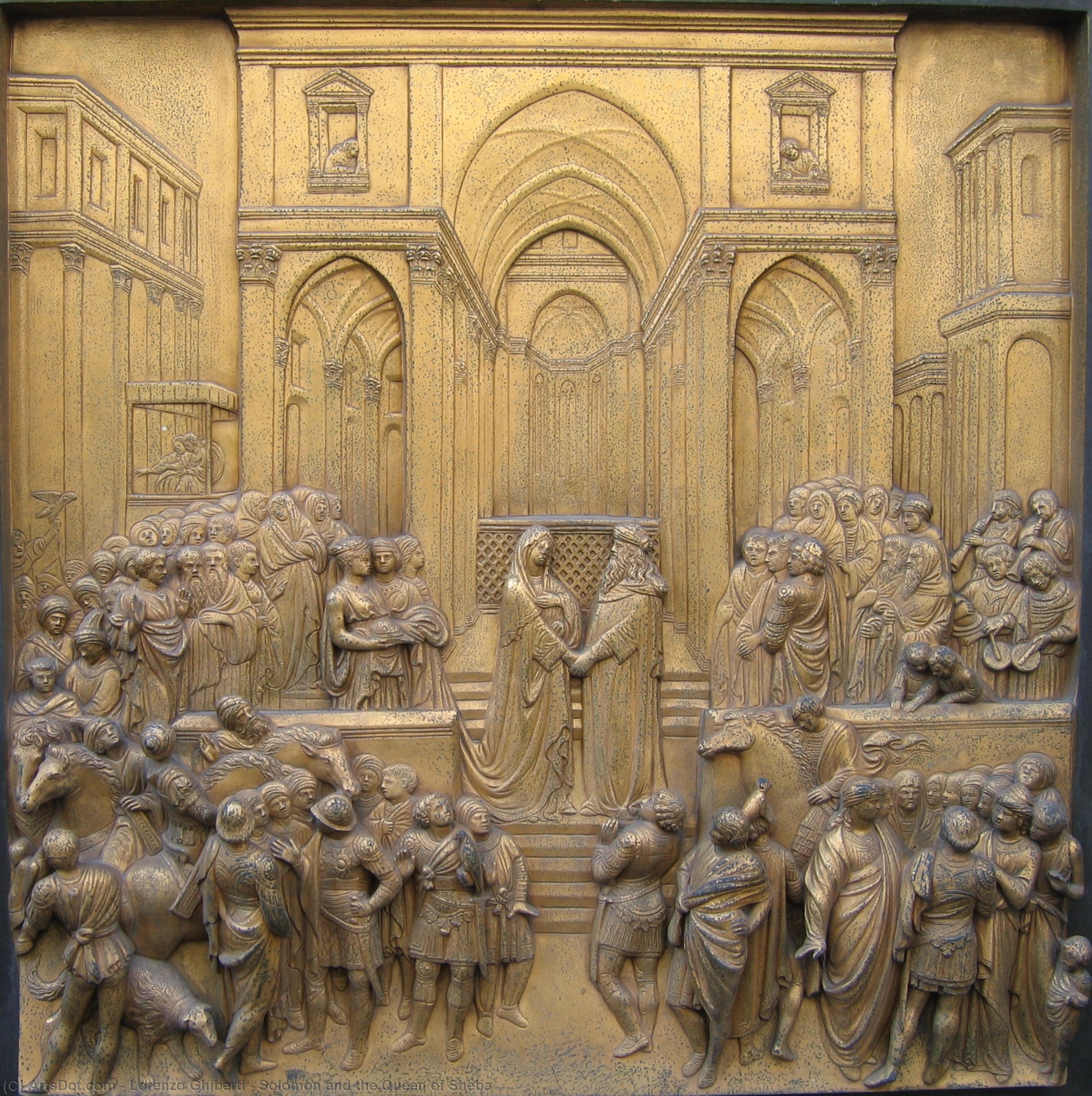 Salomón Y La Reina De Saba — Lorenzo Ghiberti