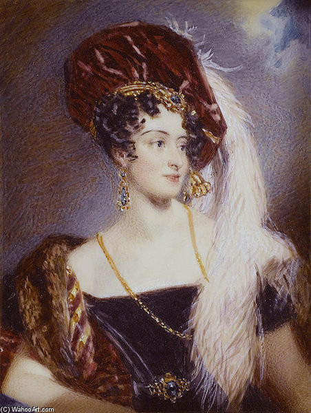Sarah Sophia Child Villiers, Countess Of Jersey — Alfred Edward Chalon