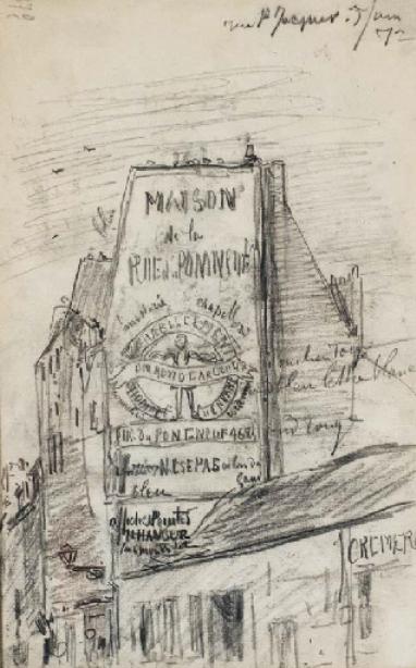 The Saint-jacques Street In Paris — Johan Barthold Jongkind