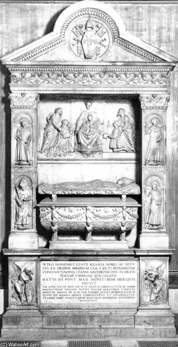 Tomb Of Cardinal Pietro Riario — Andrea Di Cristoforo Bregno