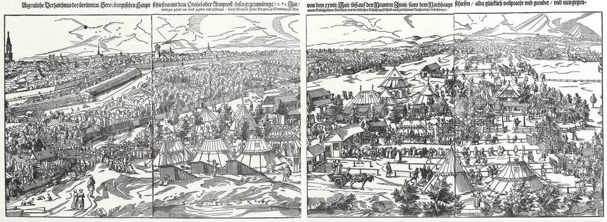 The Big Shooting At Strasbourg — Tobias Stimmer