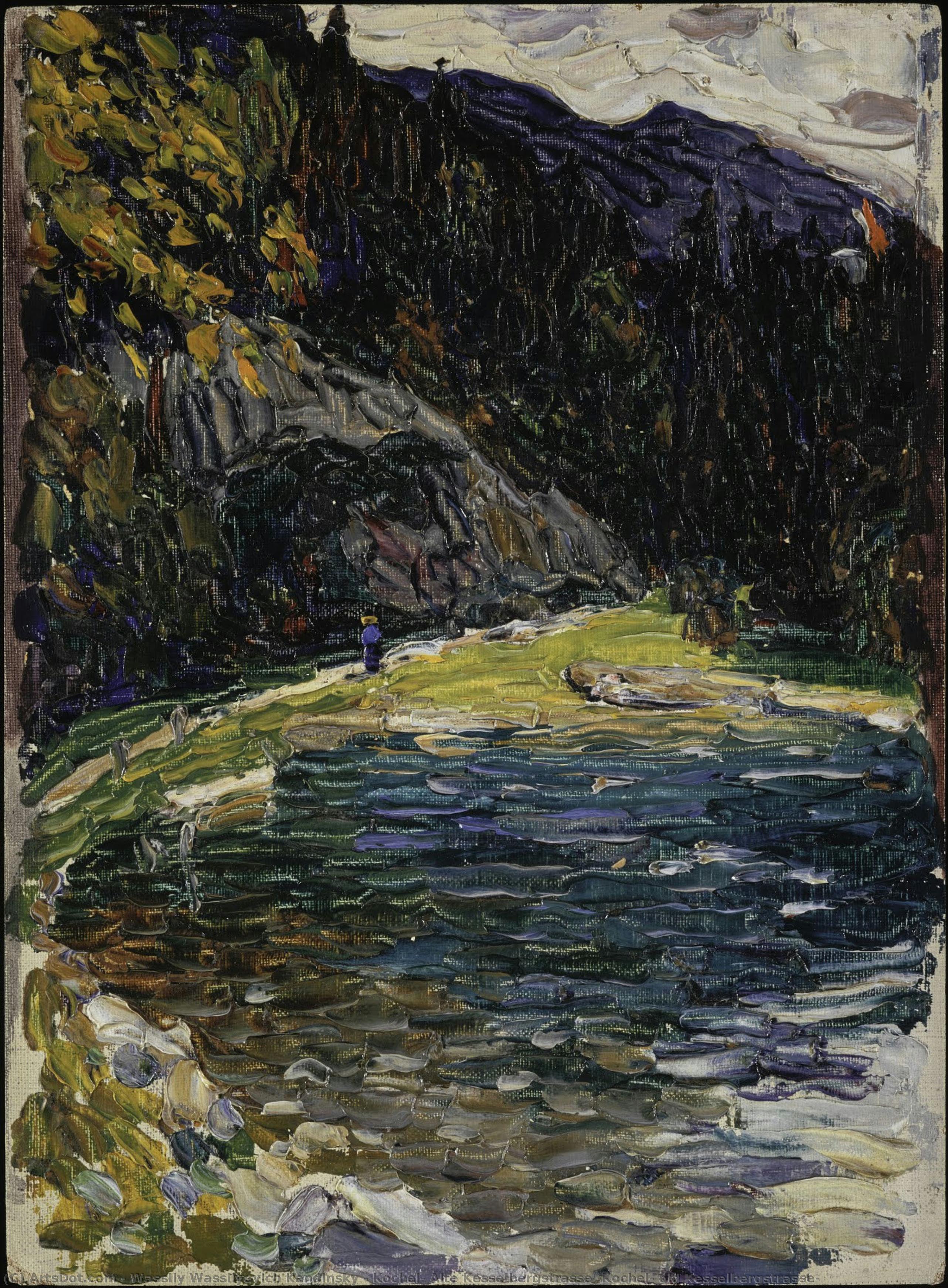 Kochel, Alte Kesselbergstrasse (kochel, Old Kesselbergstrasse) — Василий Васильевич Кандинский
