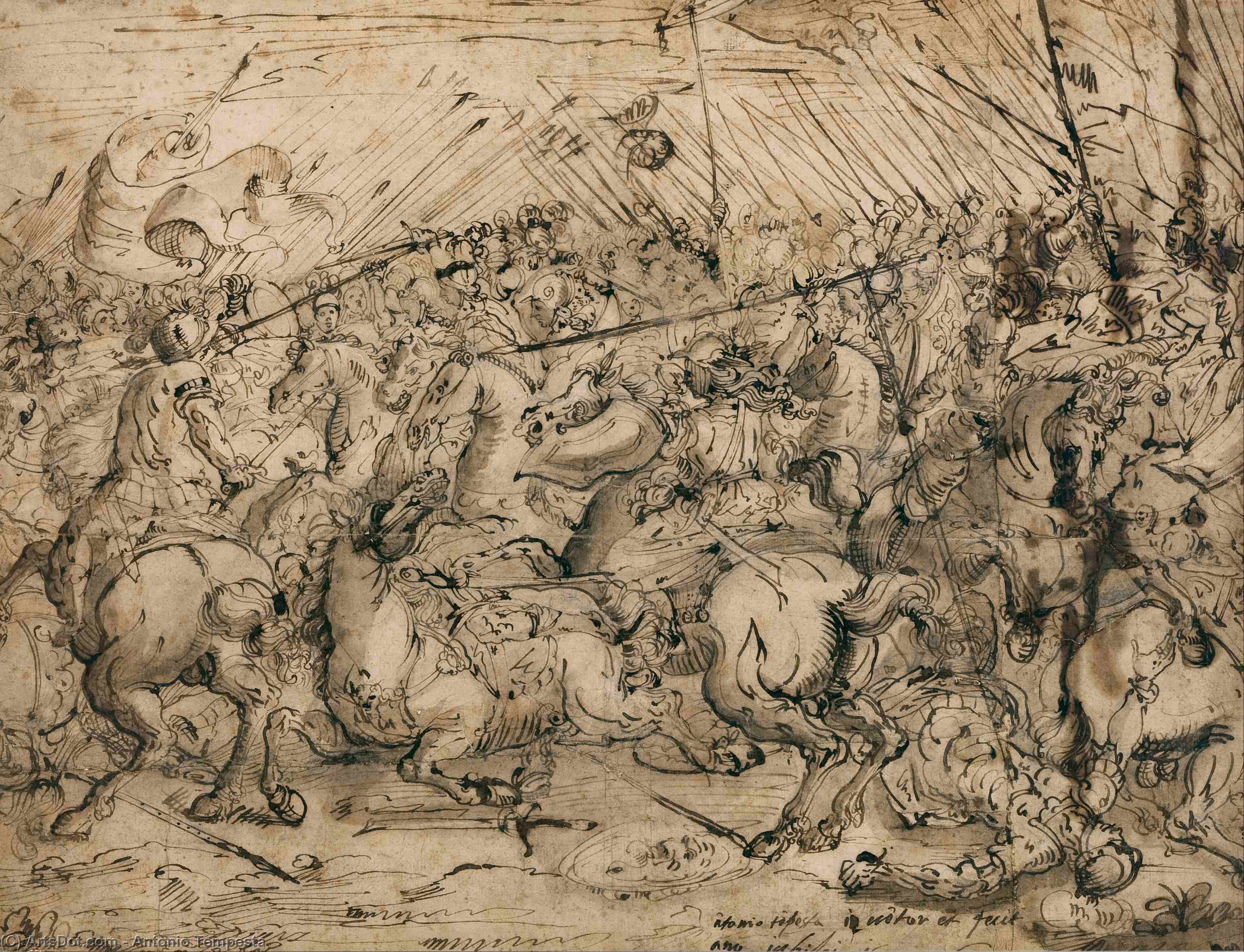 Battle Scene — Antonio Tempesta