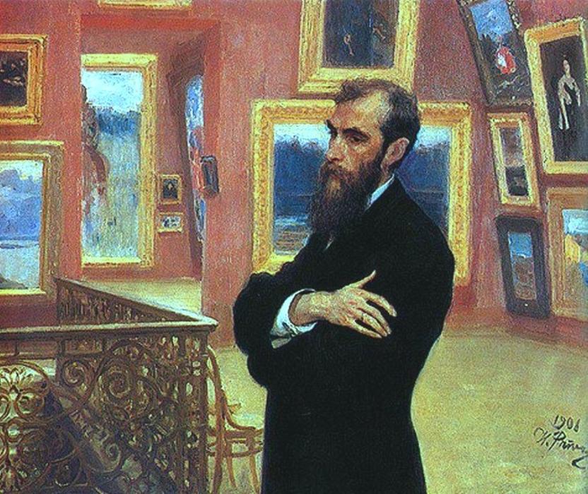 Portrait Of Pavel Tretyakov, Founder Of The Tretyakov Gallery. — Ilya Yefimovich Repin