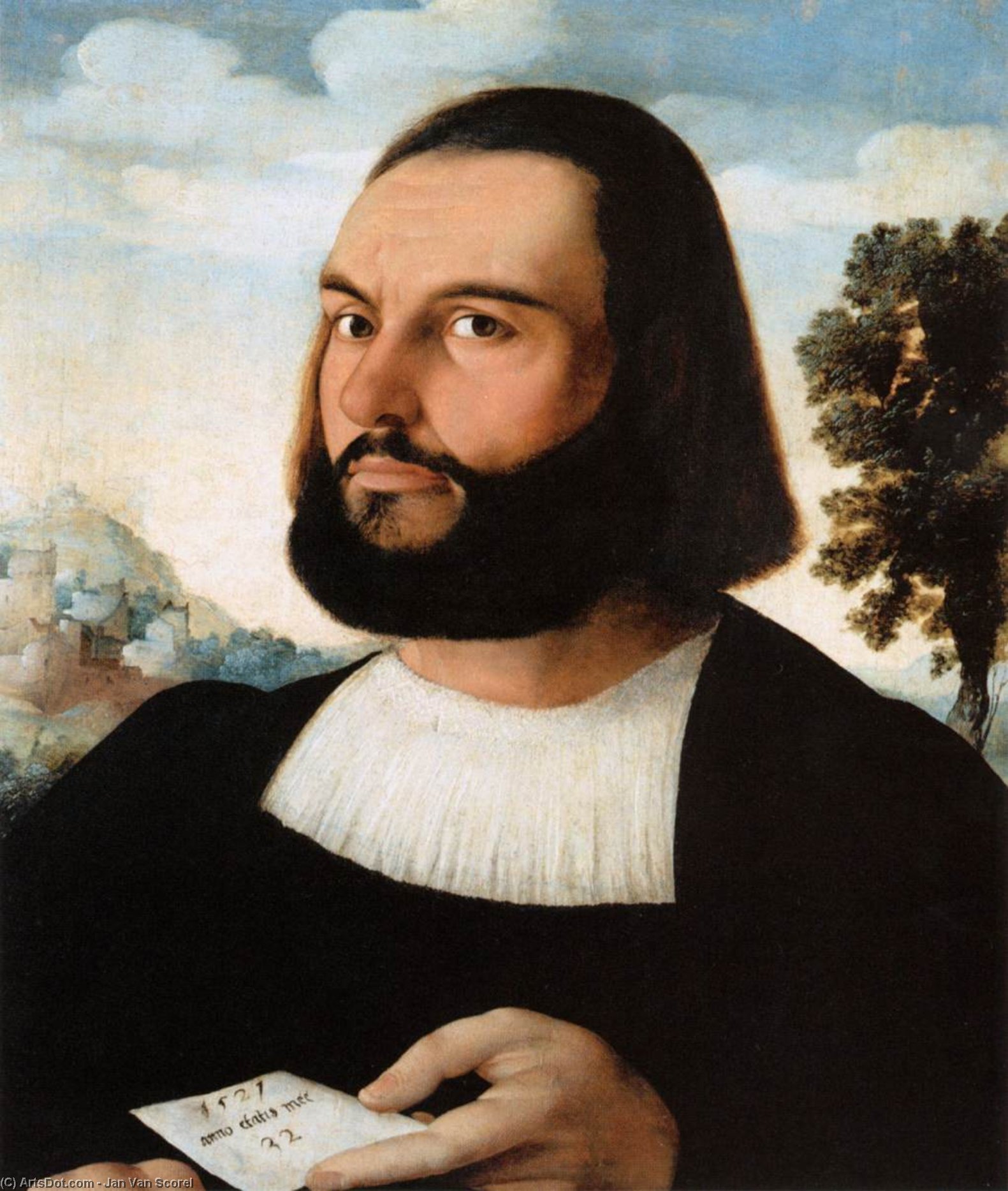 Portrait Of A Man Of Thirty-two Years — Jan Van Scorel