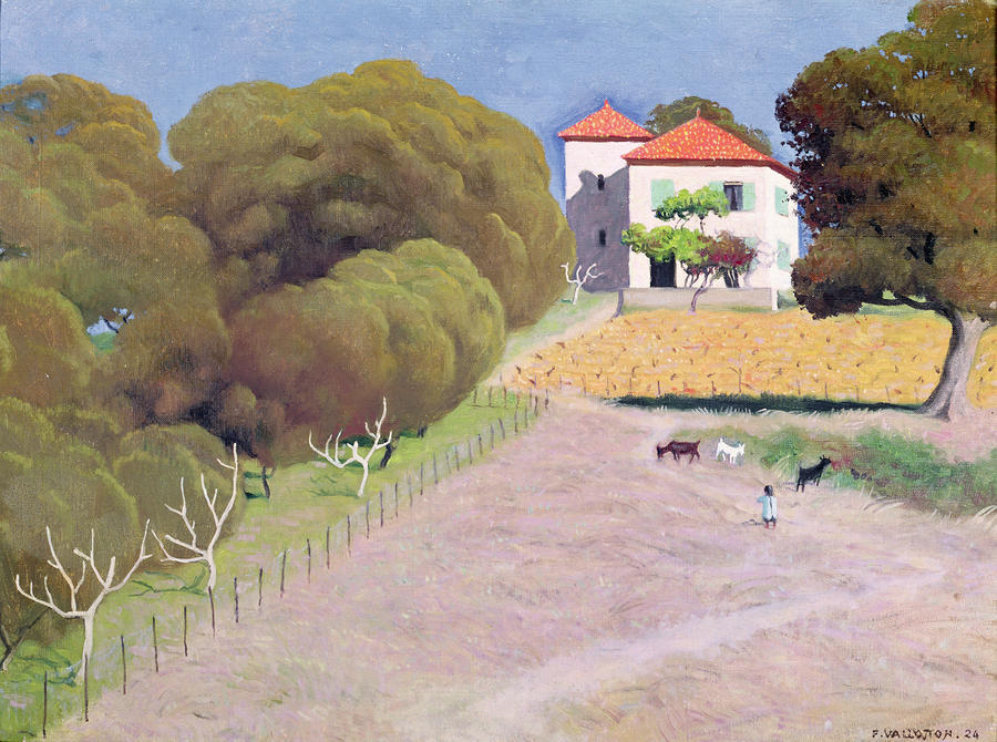 Landscape. The House With The Red Roof — Félix Vallotton