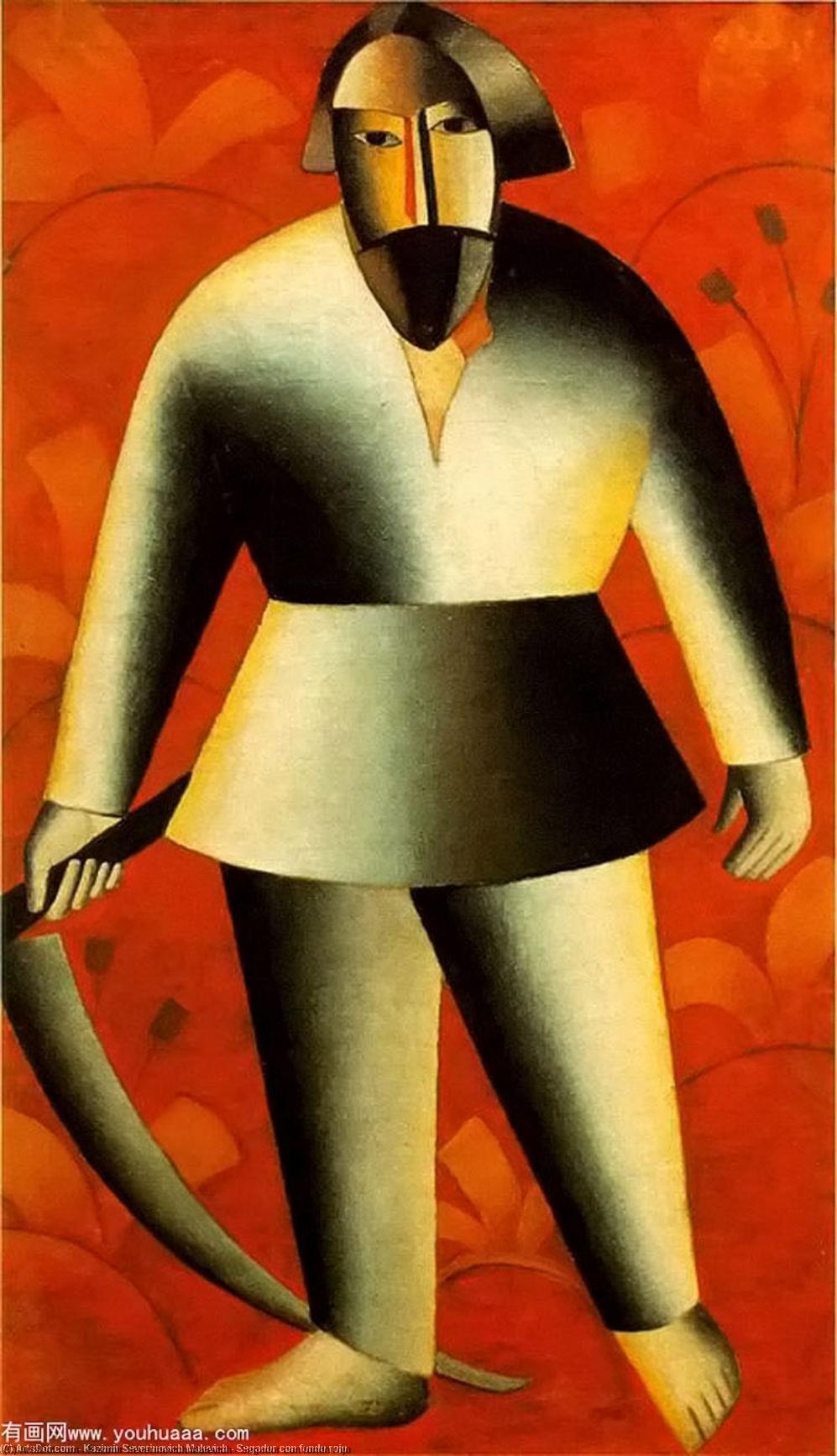 Segador Con Fondo Rojo — Kazimir Malevich