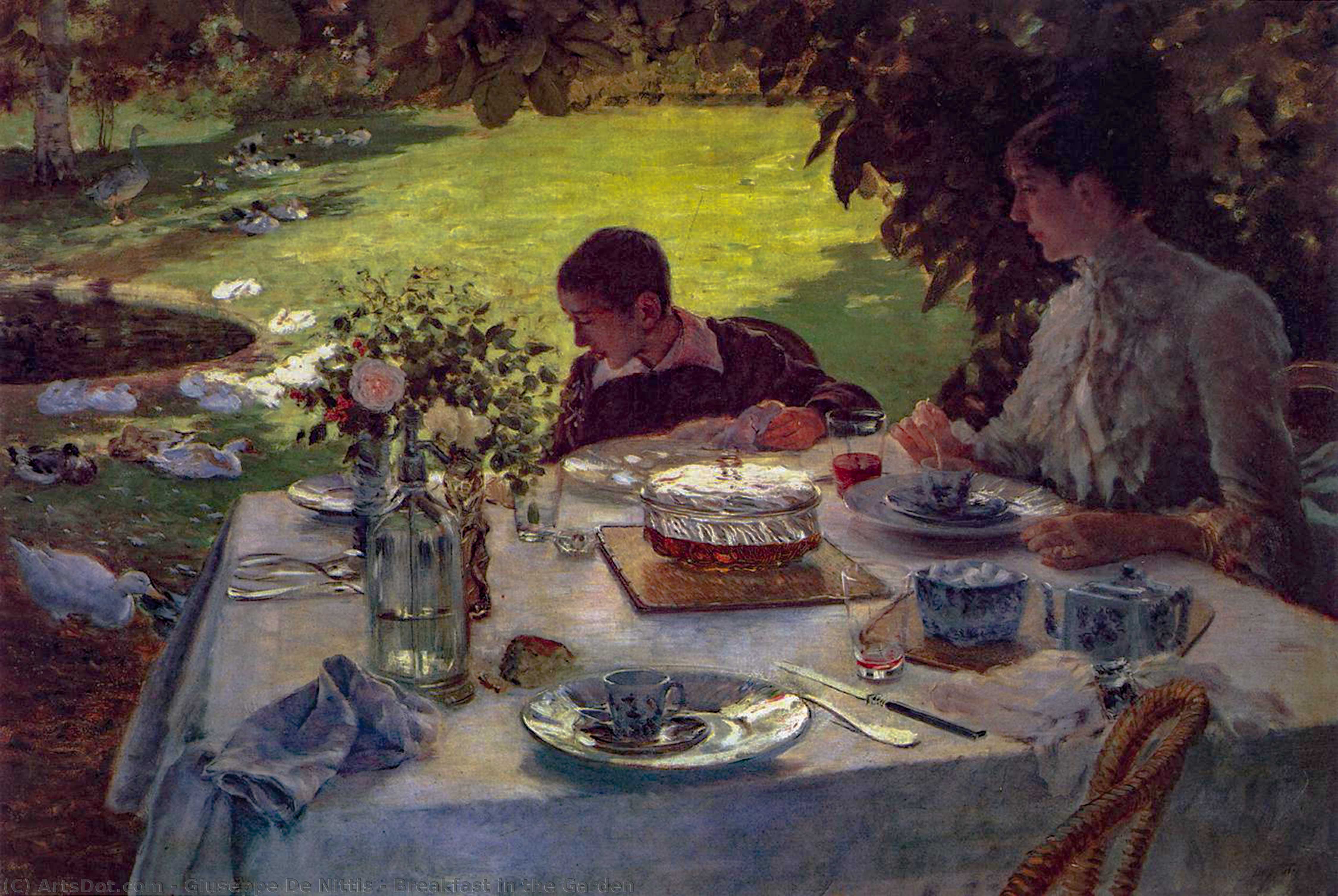Breakfast In The Garden — Джузеппе Де Нитис
