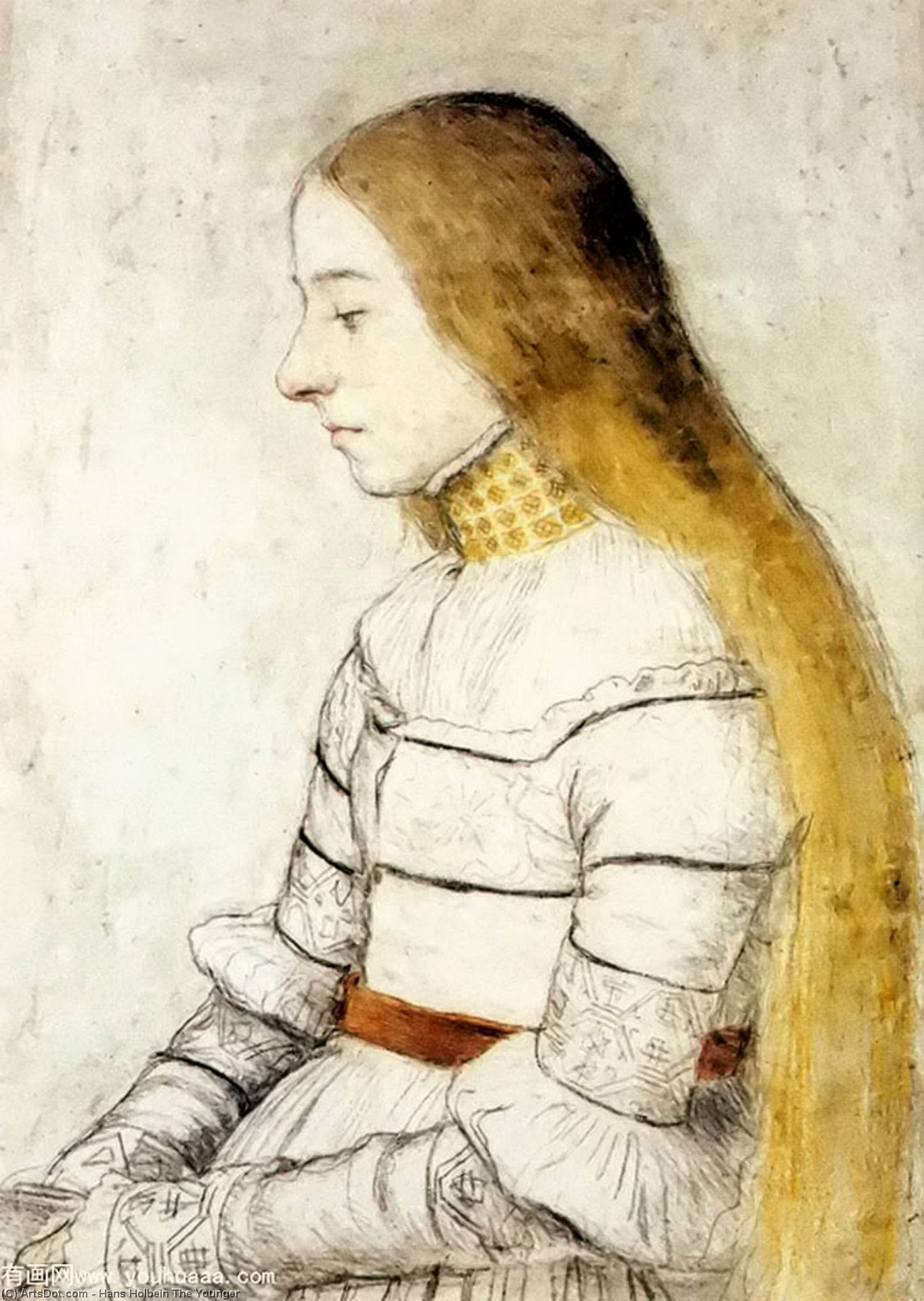 Portrait Of Anna Meyer — Hans Holbein The Younger