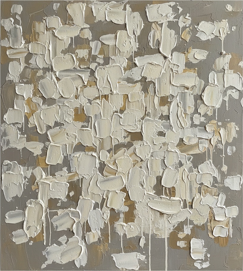 Monolithic Echoes In Alabaster: A Sculptural Study Of Tactile Neutrality And Form — David Moreau