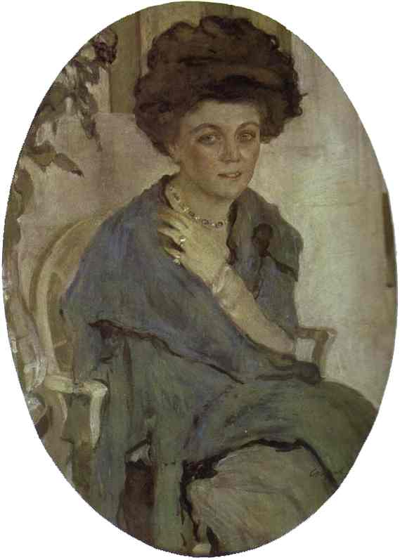 Portrait Of Yelena Oliv — Valentin Alexandrovich Serov