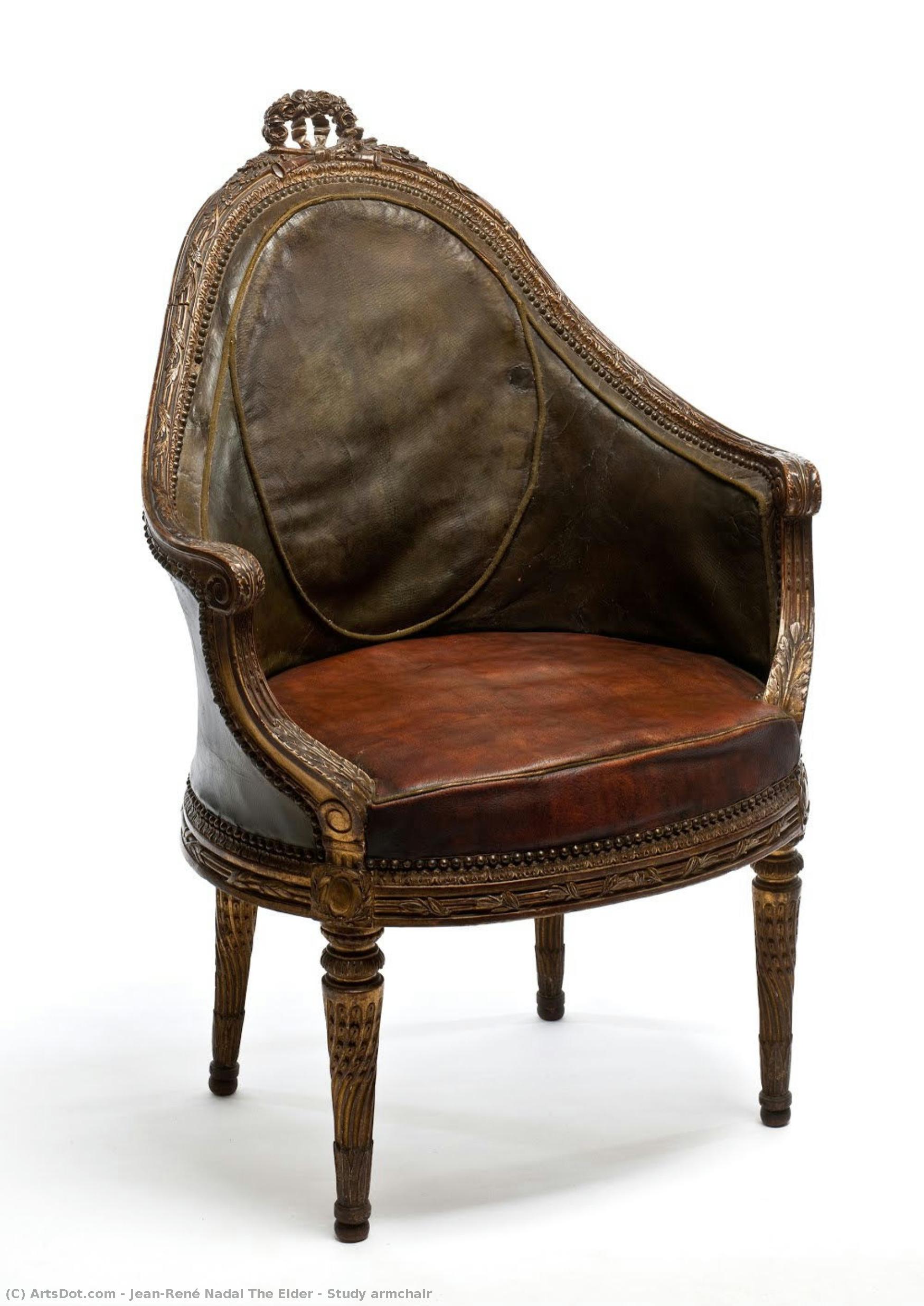 Study Armchair — Jean-rené Nadal The Elder