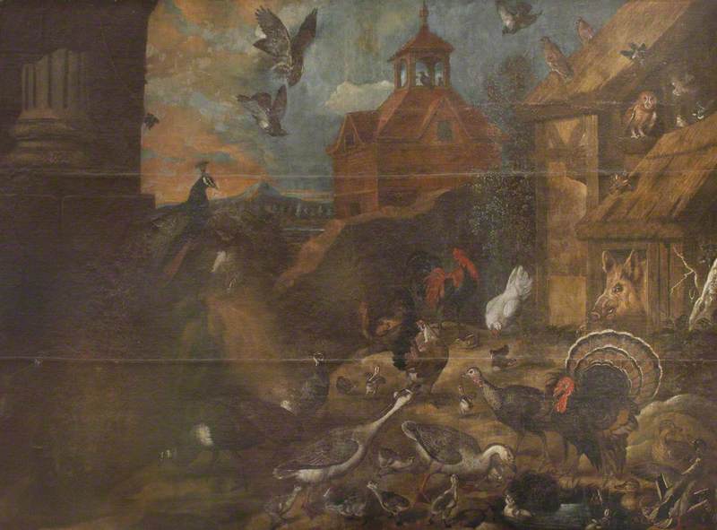 A Farmyard — Francis Barlow