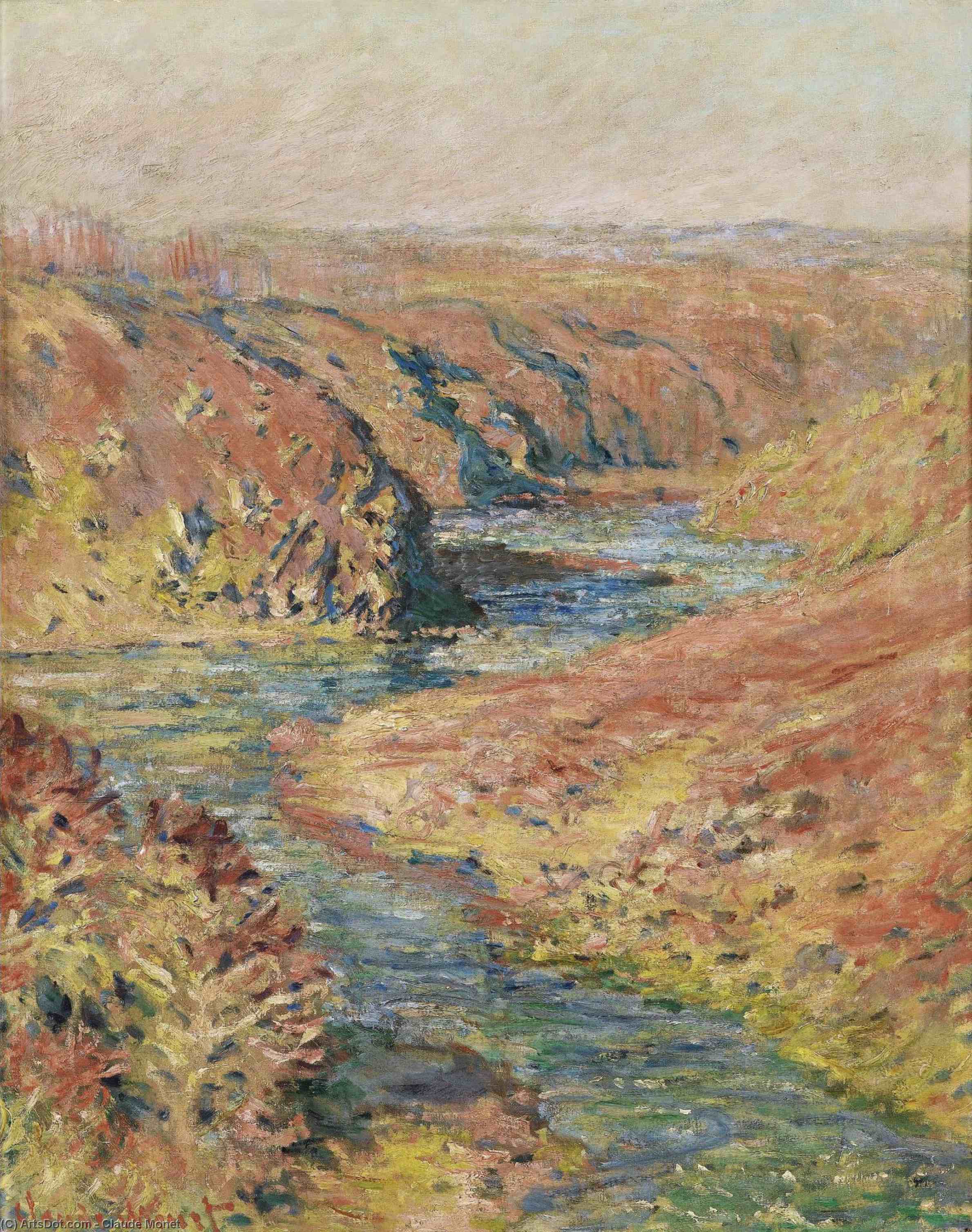 The Valley Of Creuse At Fresselines — Клод Моне