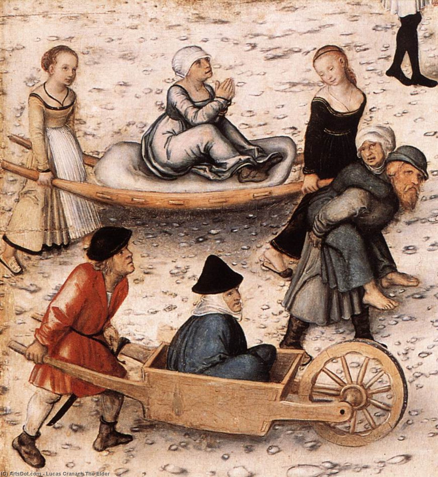Fountain Of Youth (detail)2 — Lucas Cranach The Elder