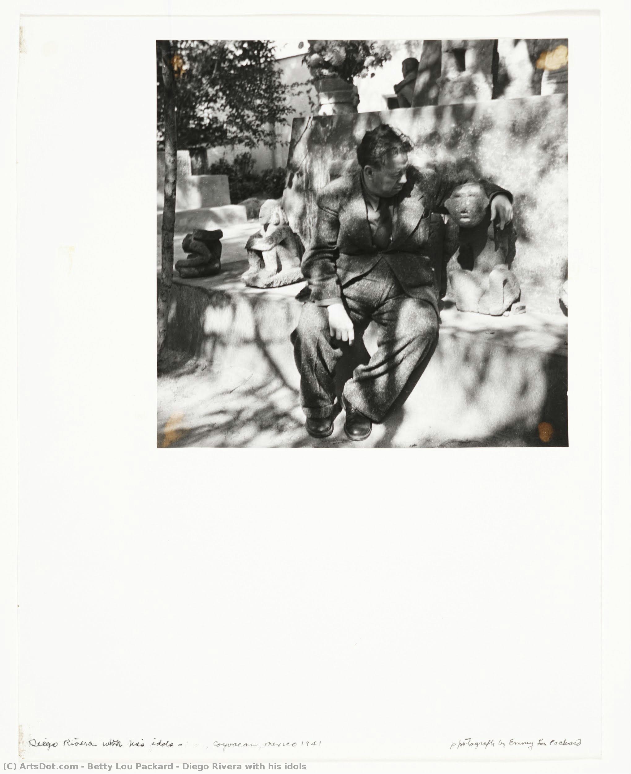Diego Rivera With His Idols — Betty Lou Packard