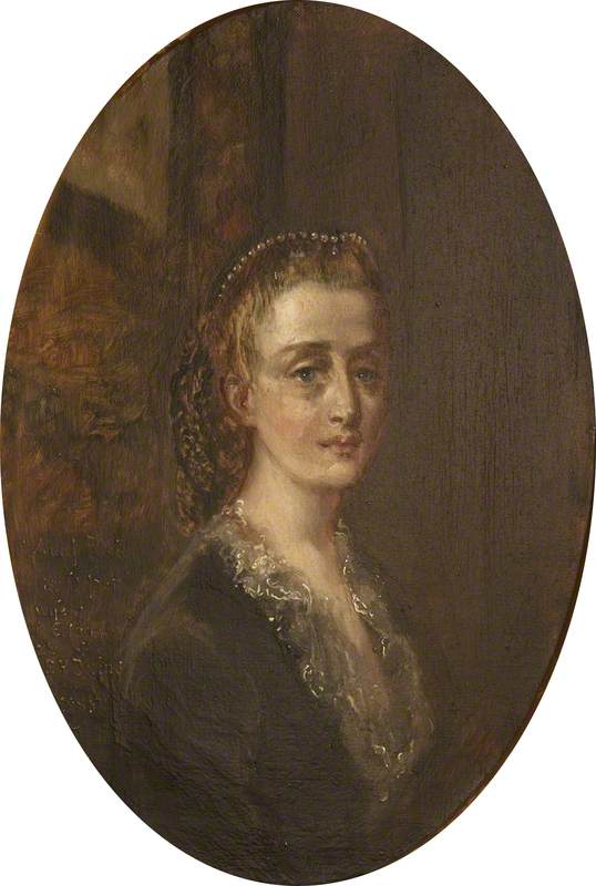 Self Portrait (bust Length Oval) — Rebecca Dulcibella Orpen