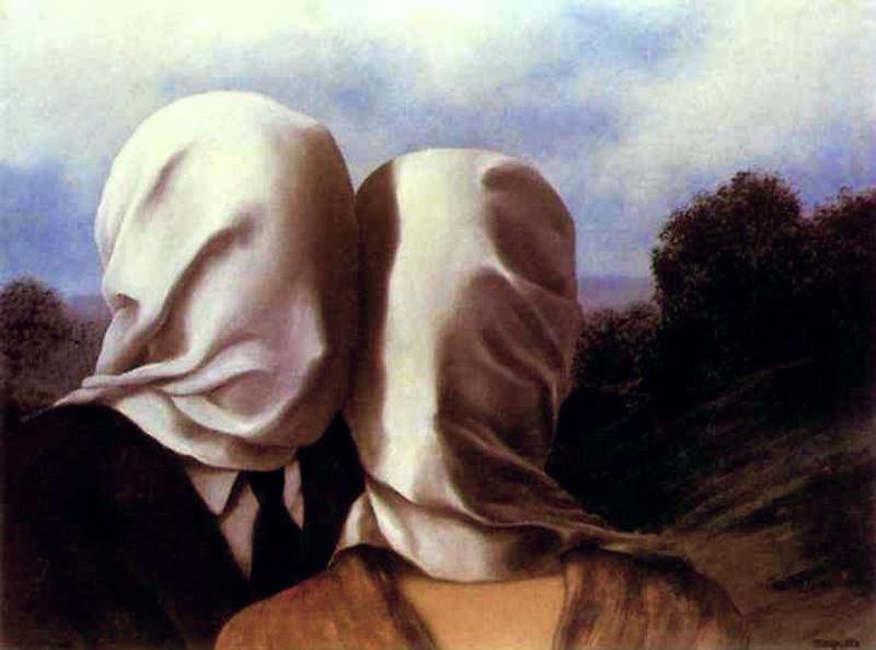 The Lovers I — Рене Магрит