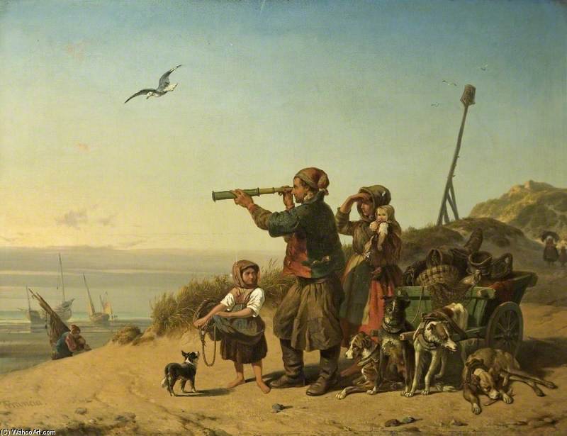 The Smugglers — François Louis Thomas Francia