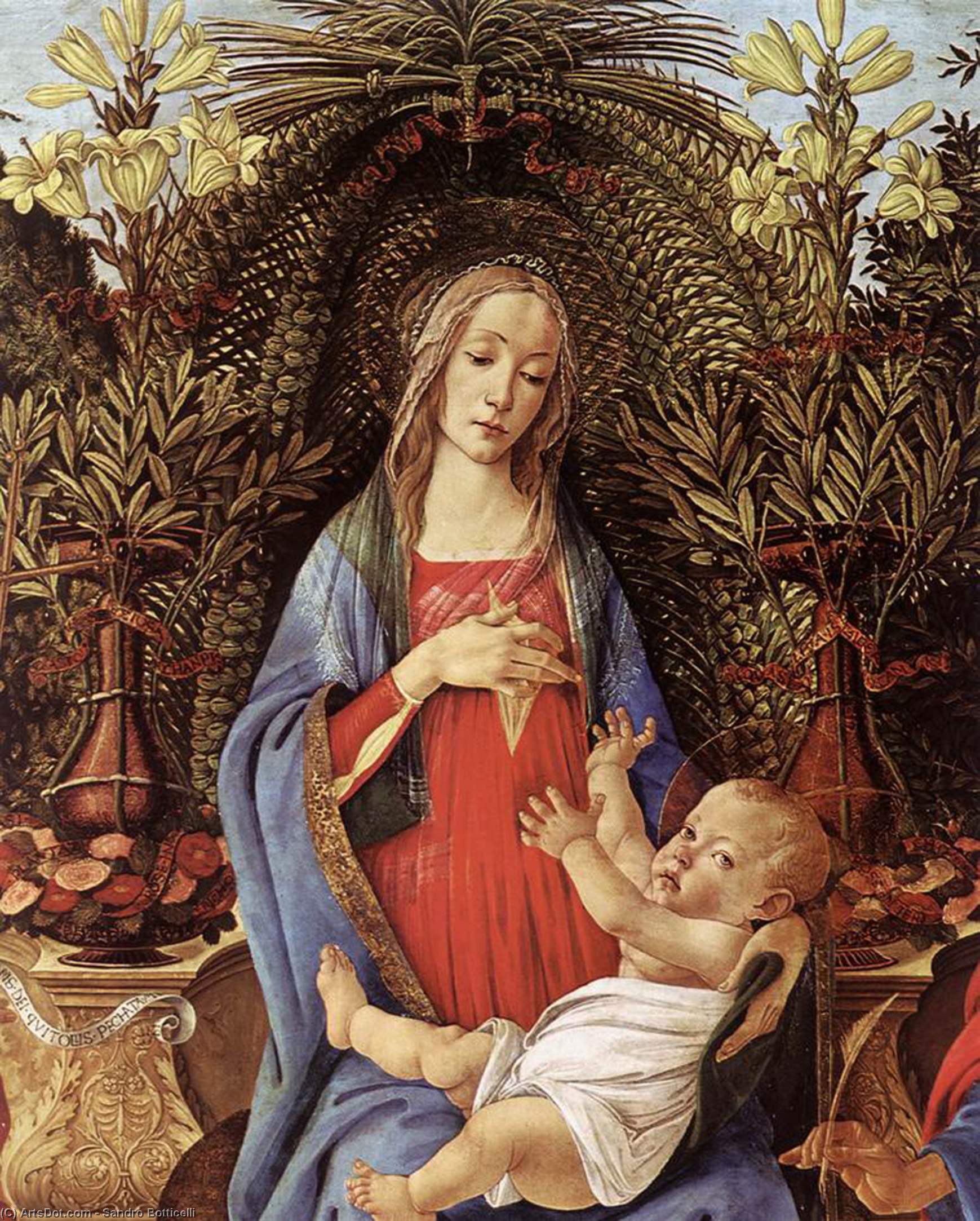 Bardi Altarpiece (detail) — Sandro Botticelli