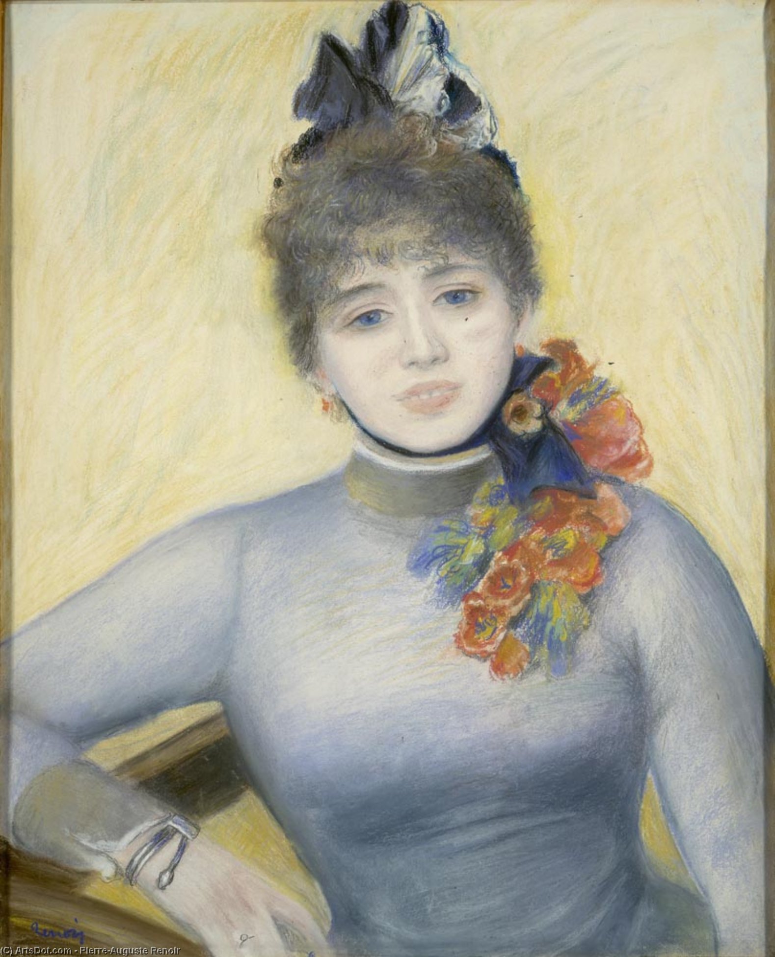 Caroline Rémy (séverine) — Pierre-auguste Renoir