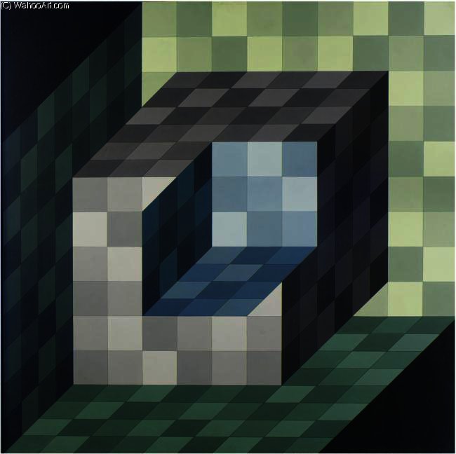 Axo-11 — Victor Vasarely