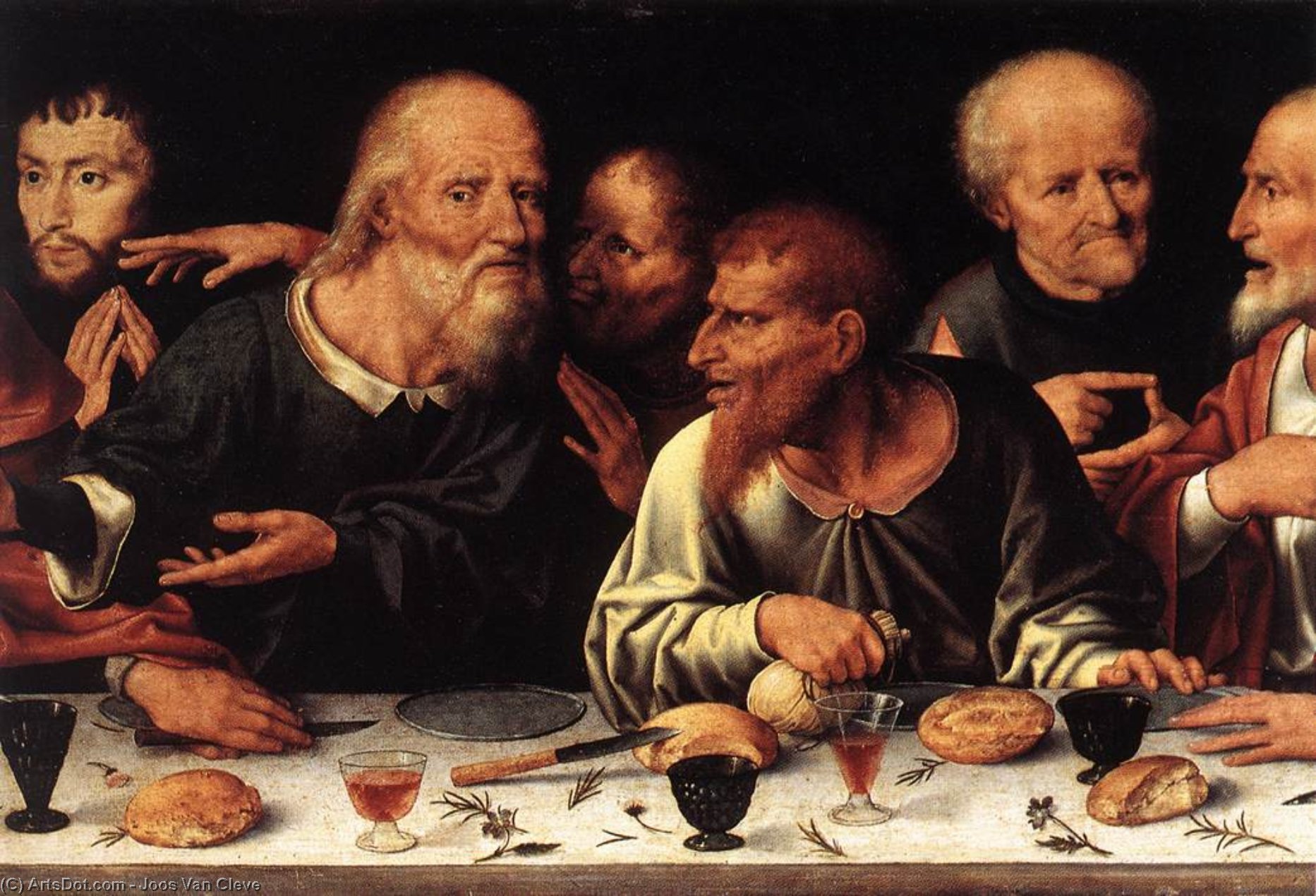 Altarpiece Of The Lamentation (detail) — Joos Van Cleve