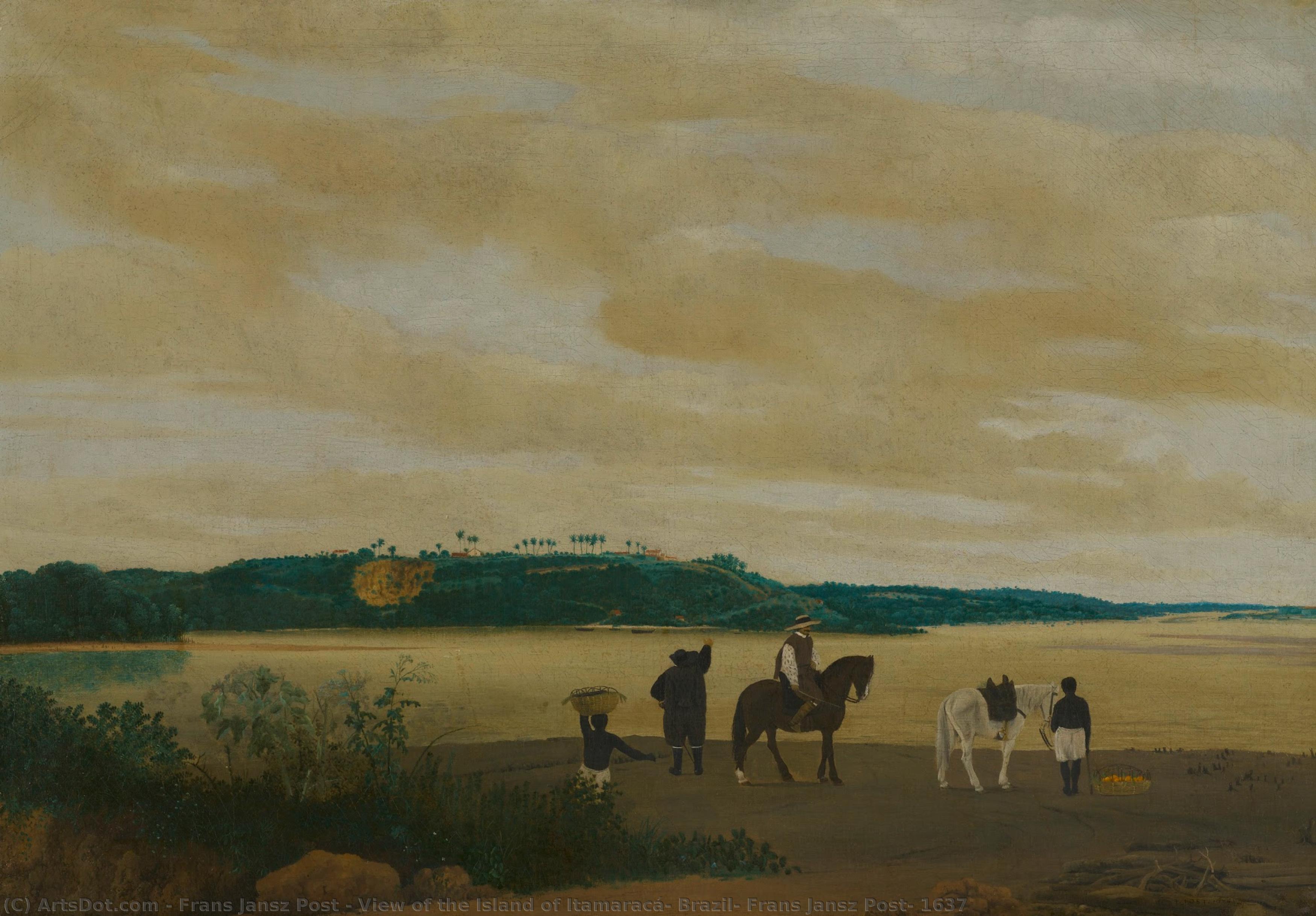 View Of The Island Of Itamaracá, Brazil, Frans Jansz Post, 1637 — Frans Jansz Post